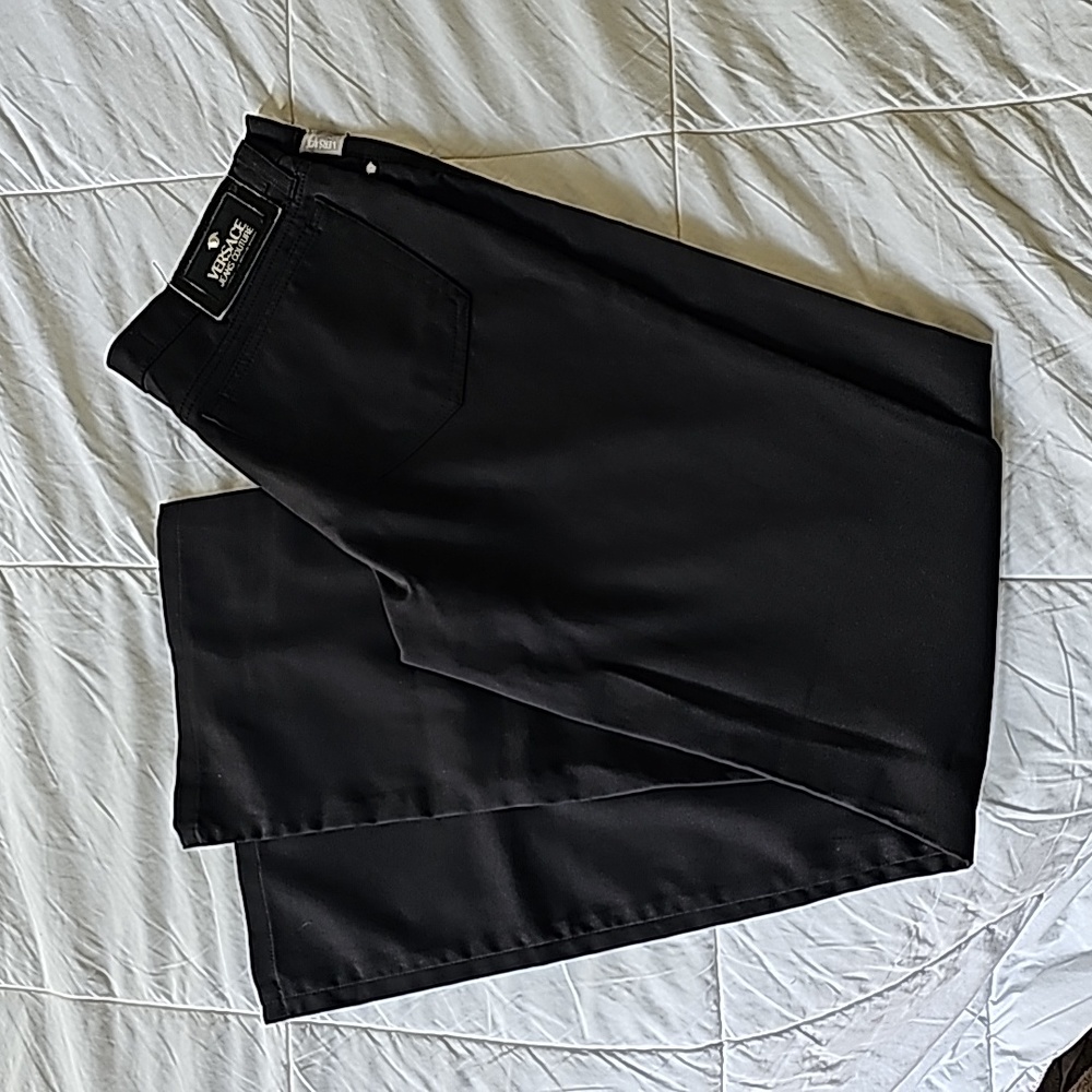 Versace black pants size 28